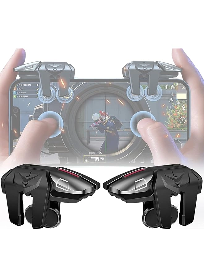 SOLARAE 6 Trigger Mobile Controller - Pubg Call of Duty Fortnite Knives Out Rules of Survival