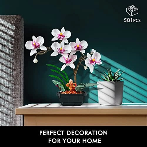 Orchid Flowers Building Kit - 581 pcs