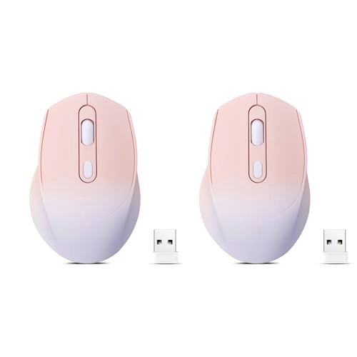 Wireless Gradient Color Bluetooth Mouse - USB