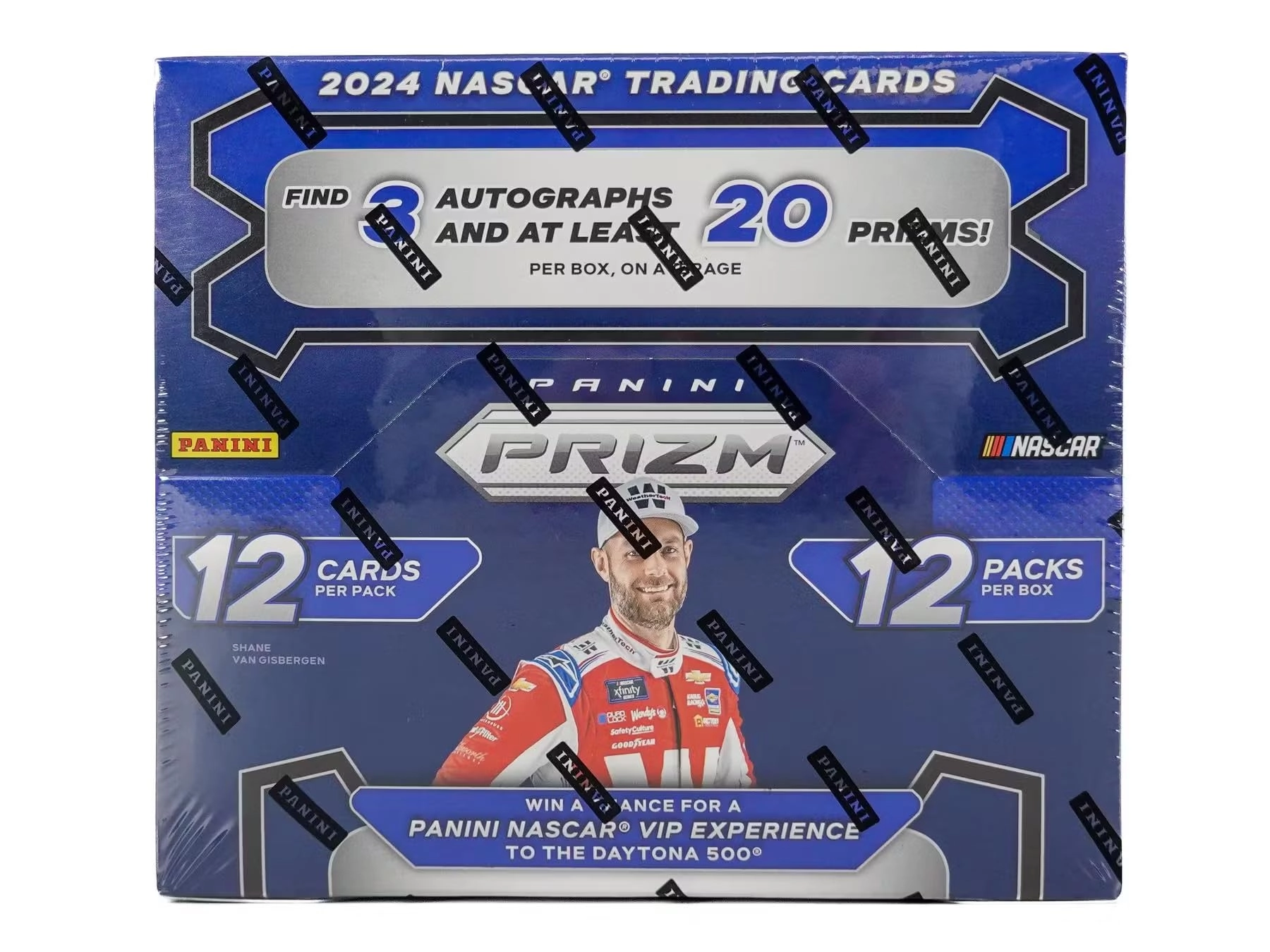 Panini Prizm NASCAR Racing Hobby Box - 12 Cards Per Pack