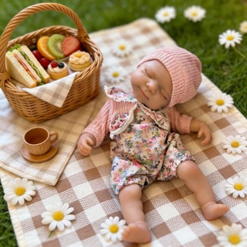 Reborn Baby Doll - 12 inch Girl Pink Floral Ages 3+