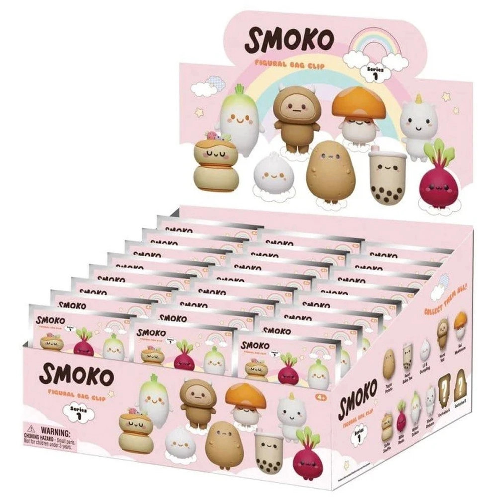 FUNKO POCKET POP KEYCHAIN Smoko 3D Foam Bag Clip - Series 1 Keychain