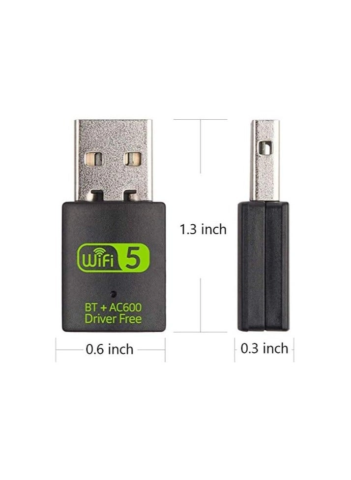 USB WiFi Bluetooth Adapter - 2.4/5Ghz