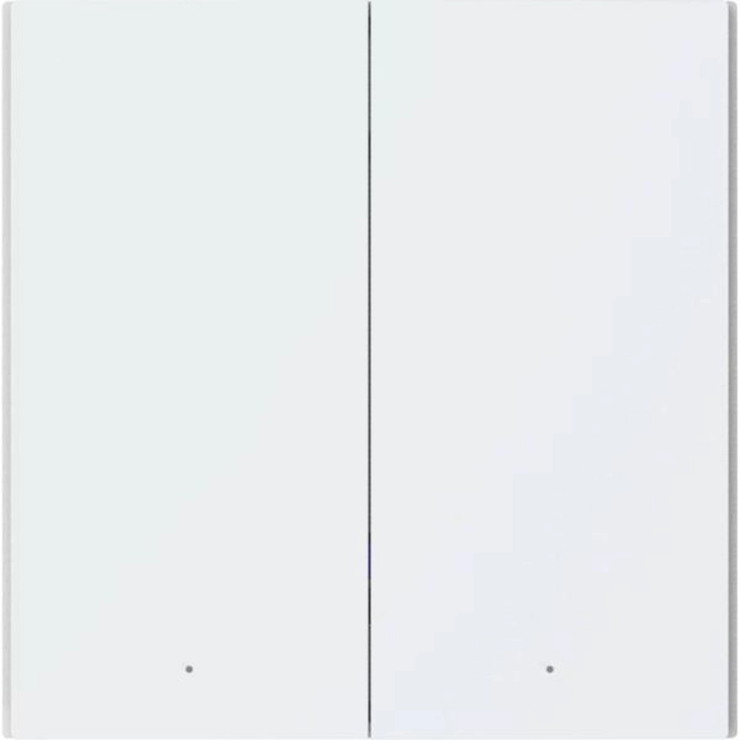 Double Rocker Smart Wall Switch - Zigbee 3.0 Wi-Fi