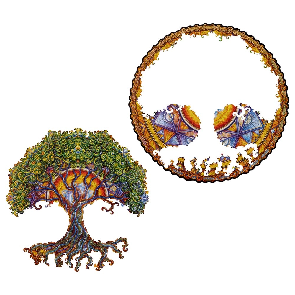 Mandala Tree Of Life Wooden Puzzle (4107390-Tree_Of_Life_KS) - 350 pcs