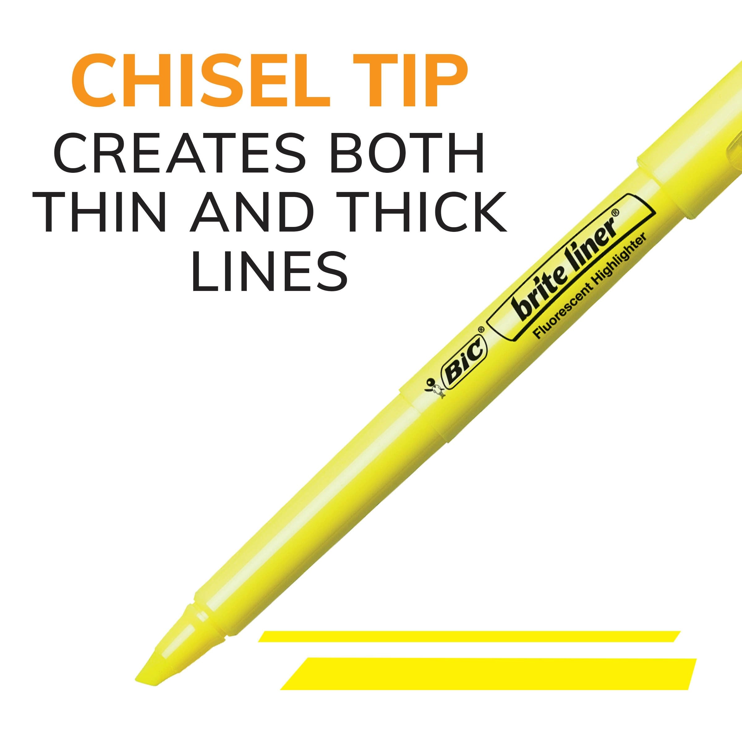 BriteLiner - Yellow Chisel