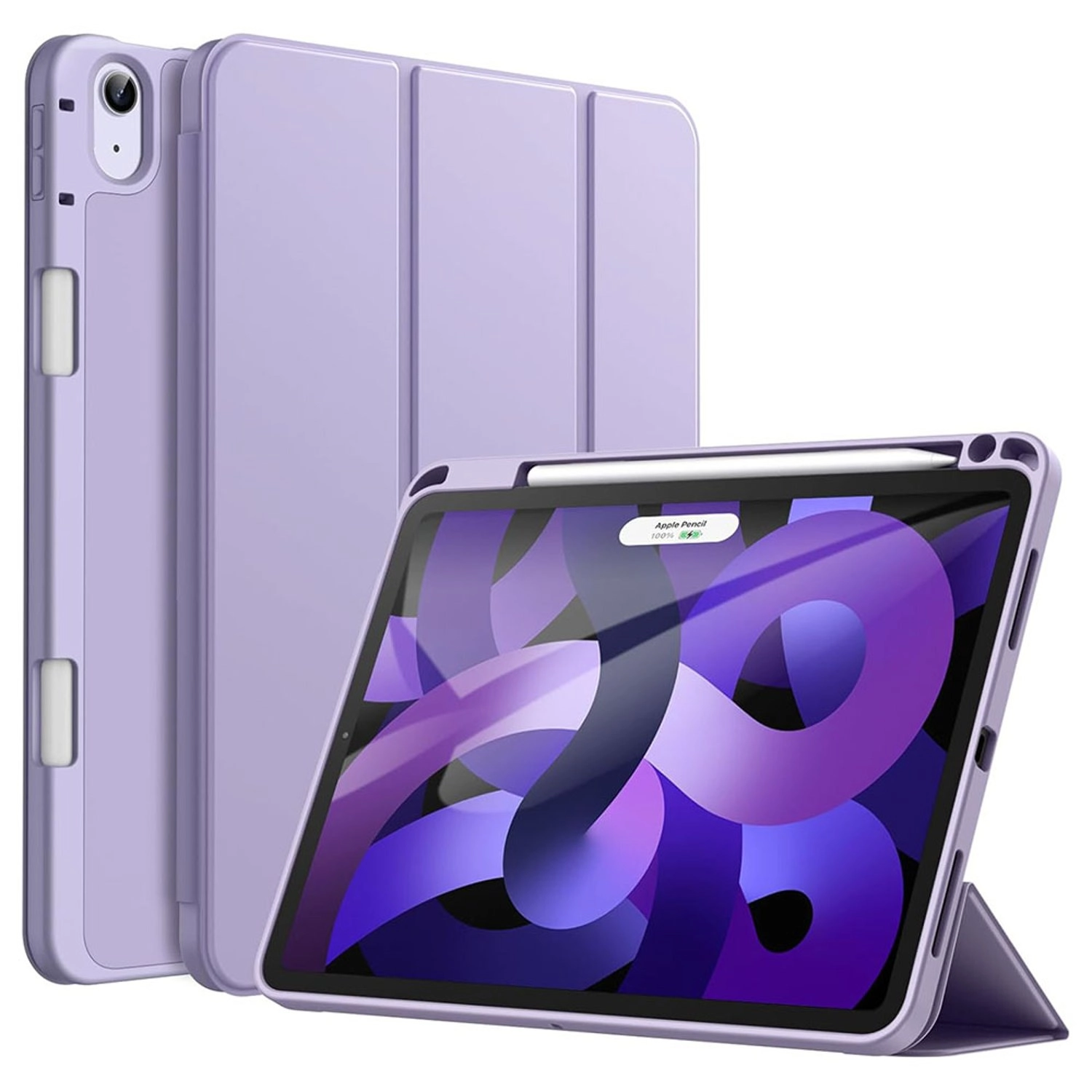 Tri-Fold Case with Pencil Holder for iPad Air 11-inch (2024)