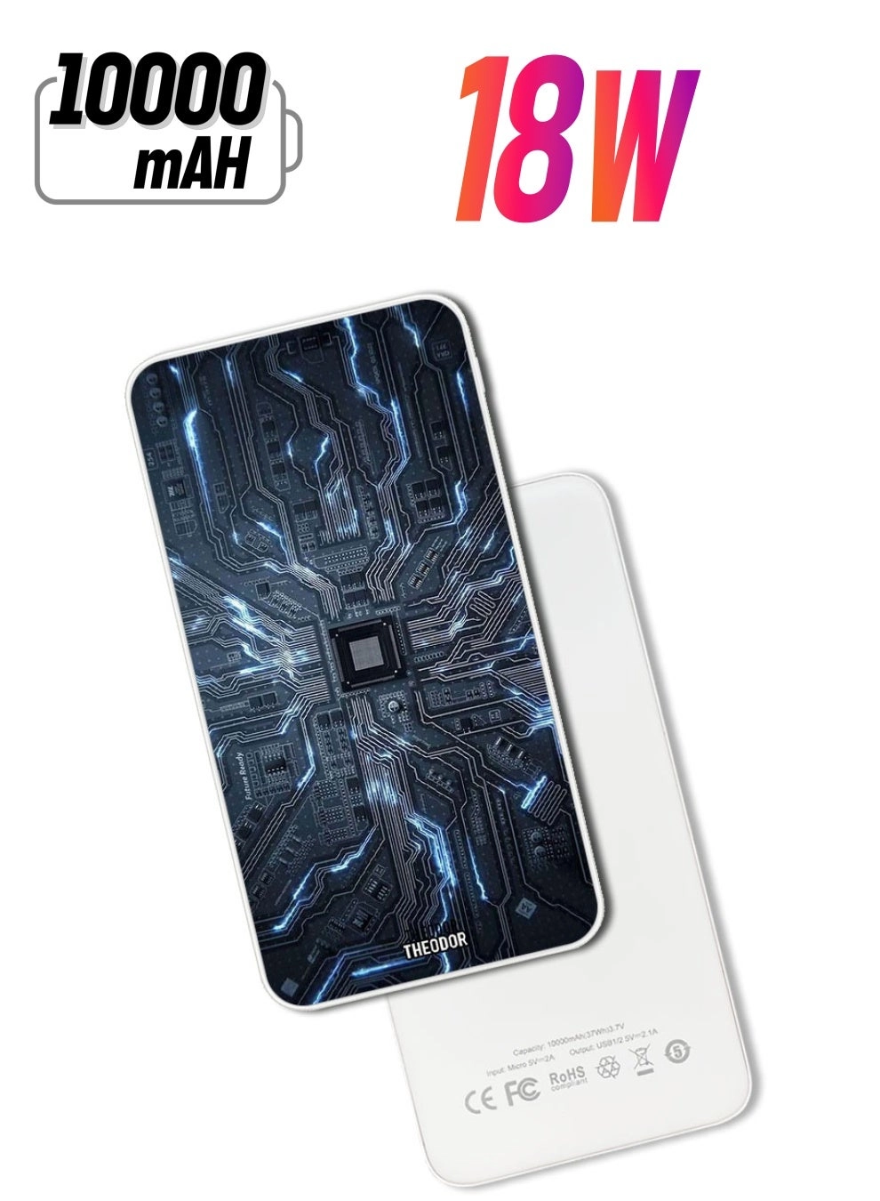 Theodor PPBA227 - 10000mAh 18W 1