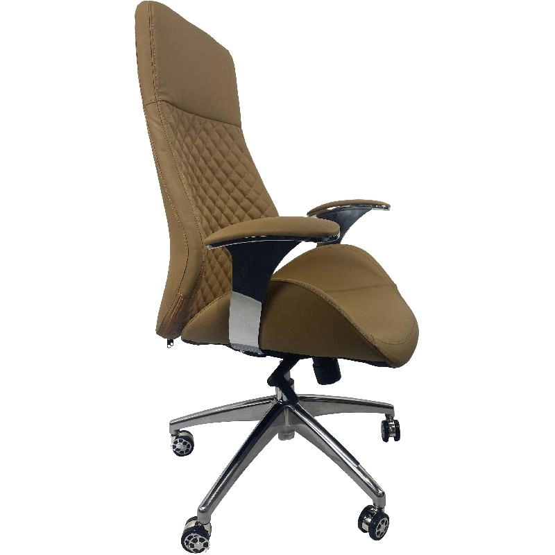 Executive Chair - Black PU Leather in Plastic Frame