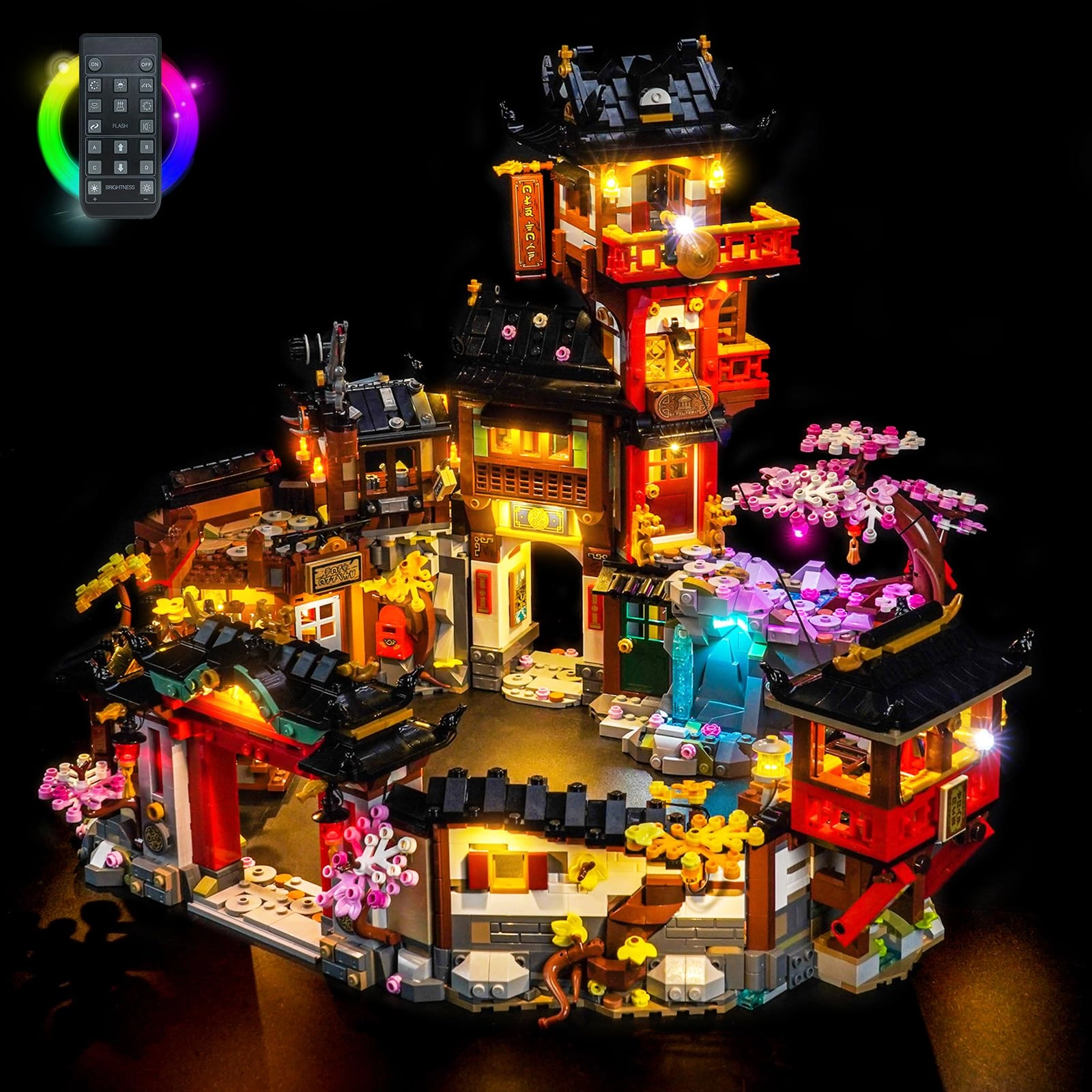 LocoLee Light kit Compatible with Lego 71861 The Old Town - RC Version