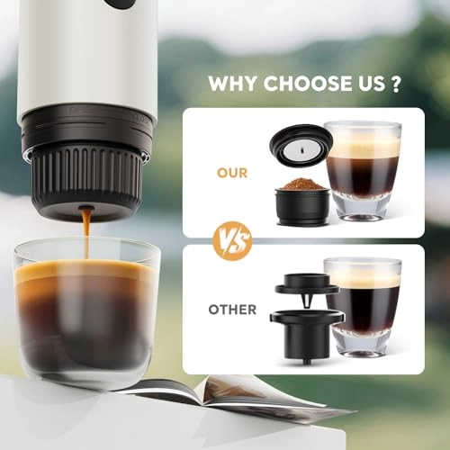 Portable Coffee Maker - powder capsules