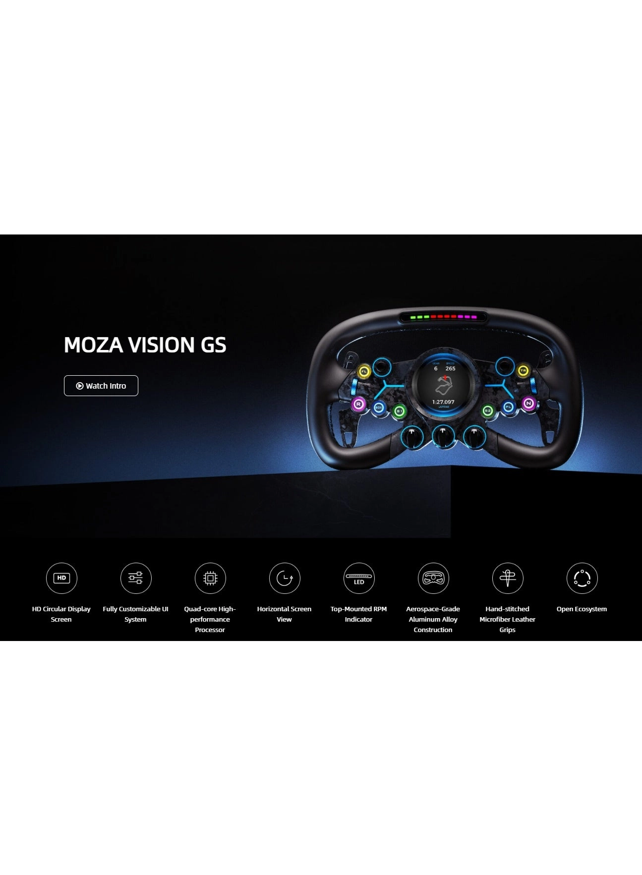 Vision GS Racing Wheel - Third-Party