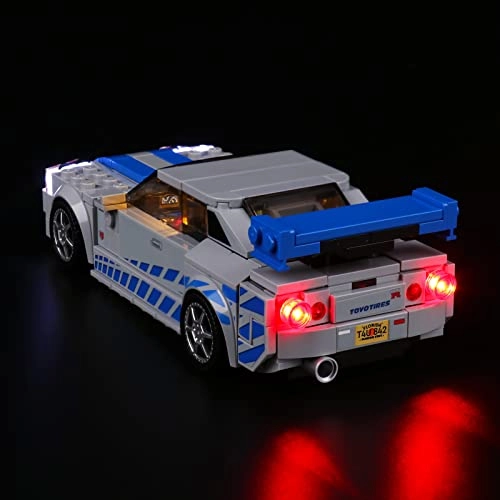 Led Light Kit for LEGO Fast 2 Furious Nissan Skyline GT-R 76917