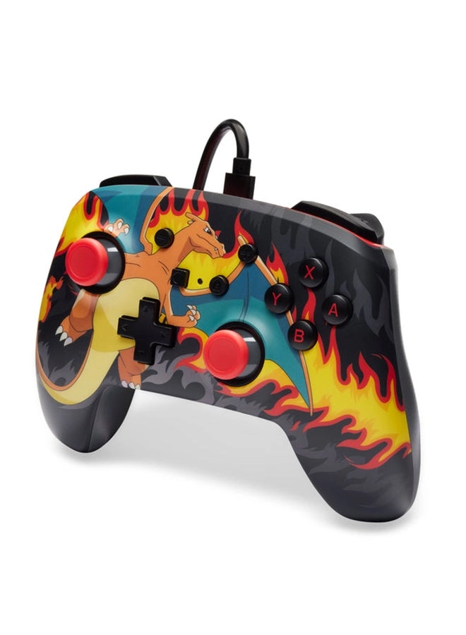 Enhanced Wired Controller - Charizard Firestorm Nintendo Switch