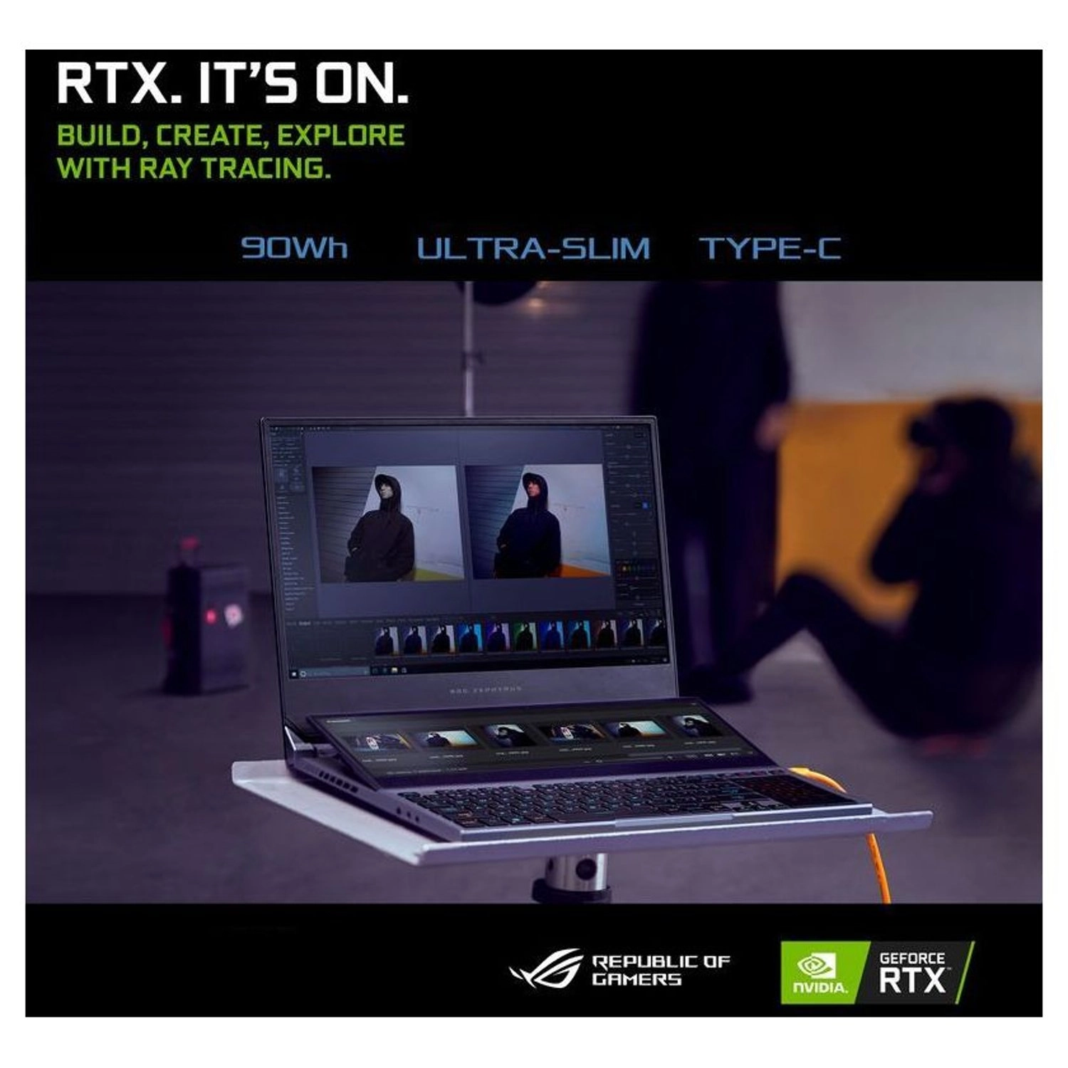 ROG Zephyrus Duo GX550LXS-XS99 - 15.6'' Core i9-10980HK 32GB DDR4 2TB SSD