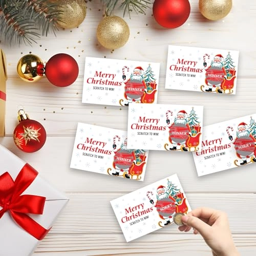 Merry Christmas Scratch Off Cards - Adult 50 piece(s)