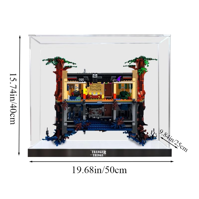 Display Case for LEGO Stranger Things Reverse World 75810 - Acrylic