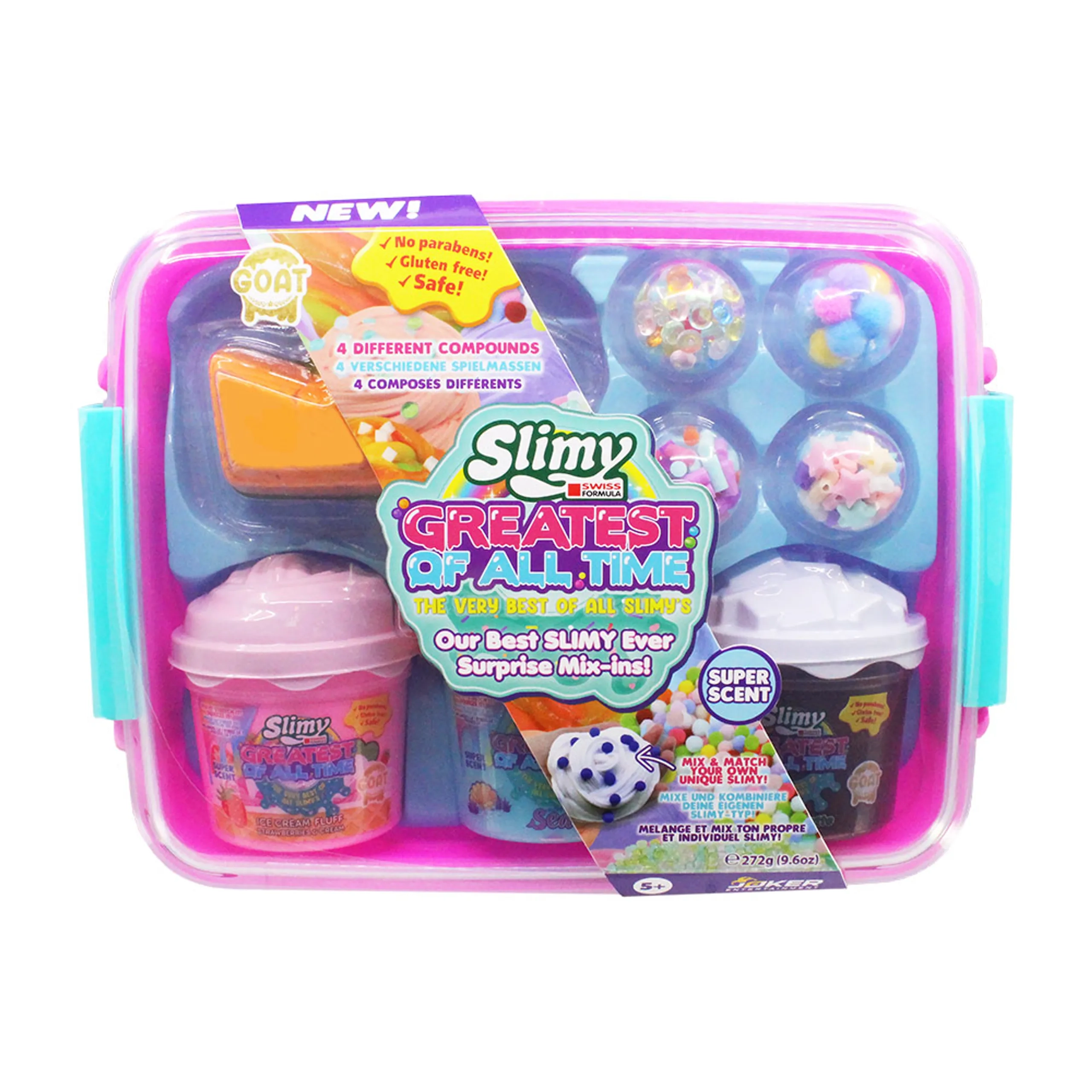 Slimy GOAT Surprise Mix and Match Gift Set - 5+ years 9 pcs
