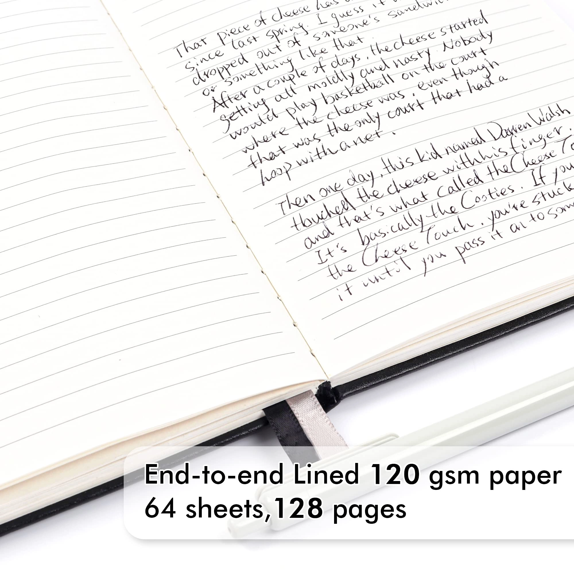 Journal Notebook A5 - Lined 64 Sheets