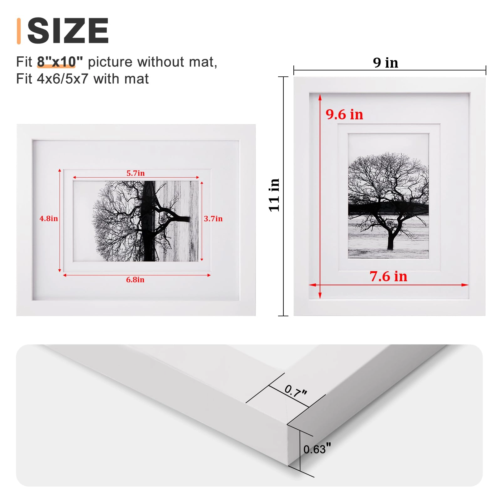 8x10 Picture Frames - 8x10 4