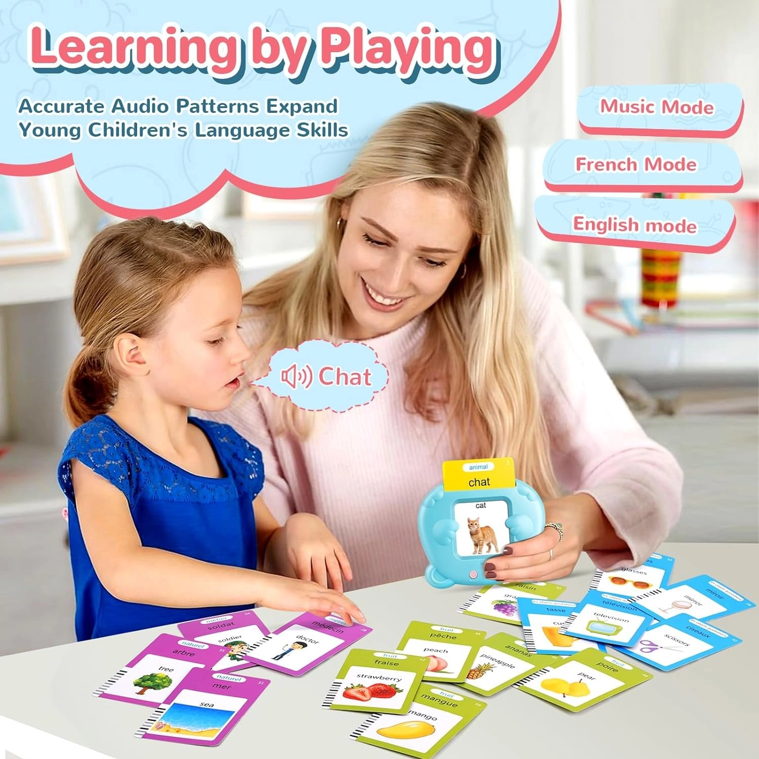 Talking Flash Card - 3+ 1 pieces
