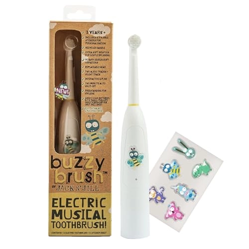 Jack N' Jill Buzzy Brush - Singing Tri Color LED Water Resistant
