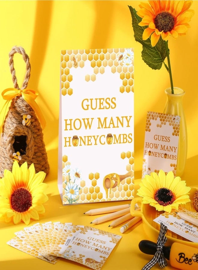 Bee Baby Shower Games - 63 Pcs