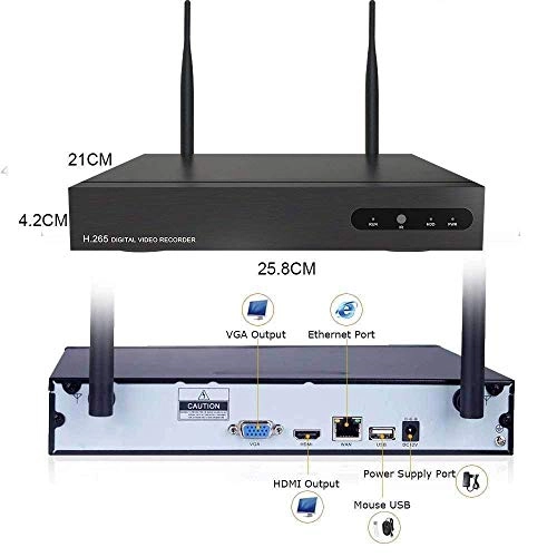 4CH NVR + 1080P IP Camera - 4 cameras 4 channels 1080P