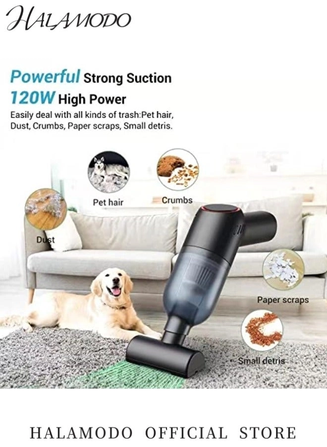 Handheld Vacuum - Cordless Rechargeable 30min Black