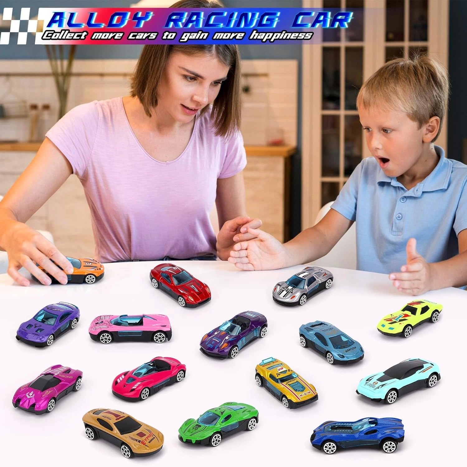 Racing Alloy Model Series - 1:64 Scale 6 Count