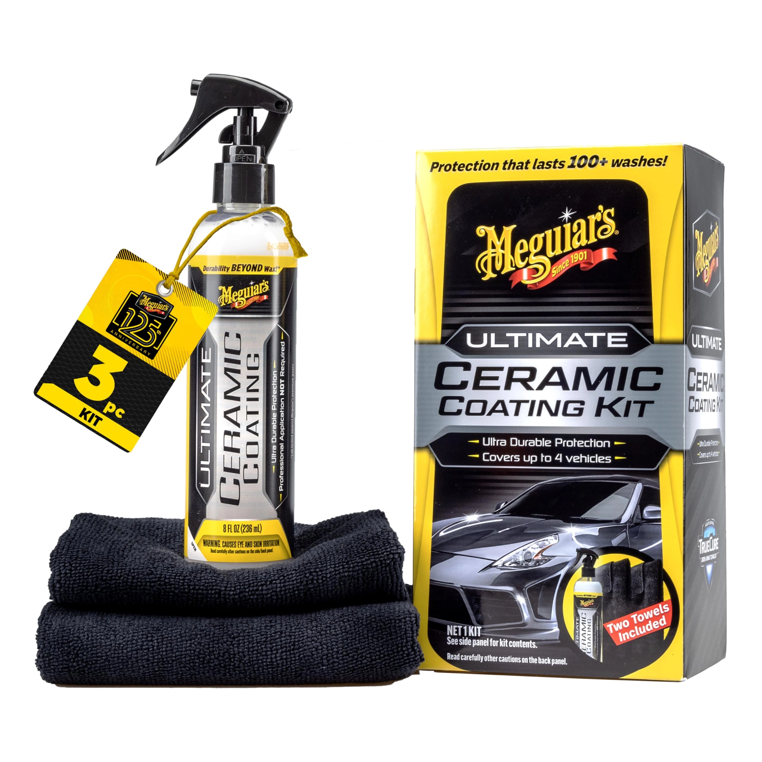 Meguiar's Ultimate Ceramic Coating - Kit two premium microfiber towels