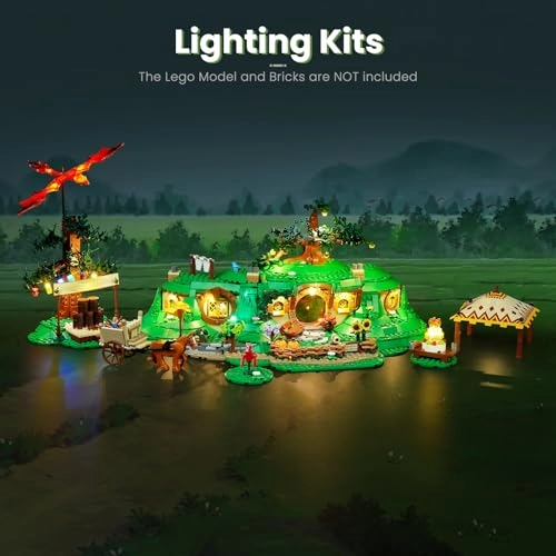 Light Kit for Lego The Lord of The Rings The Shire 10354 - Led