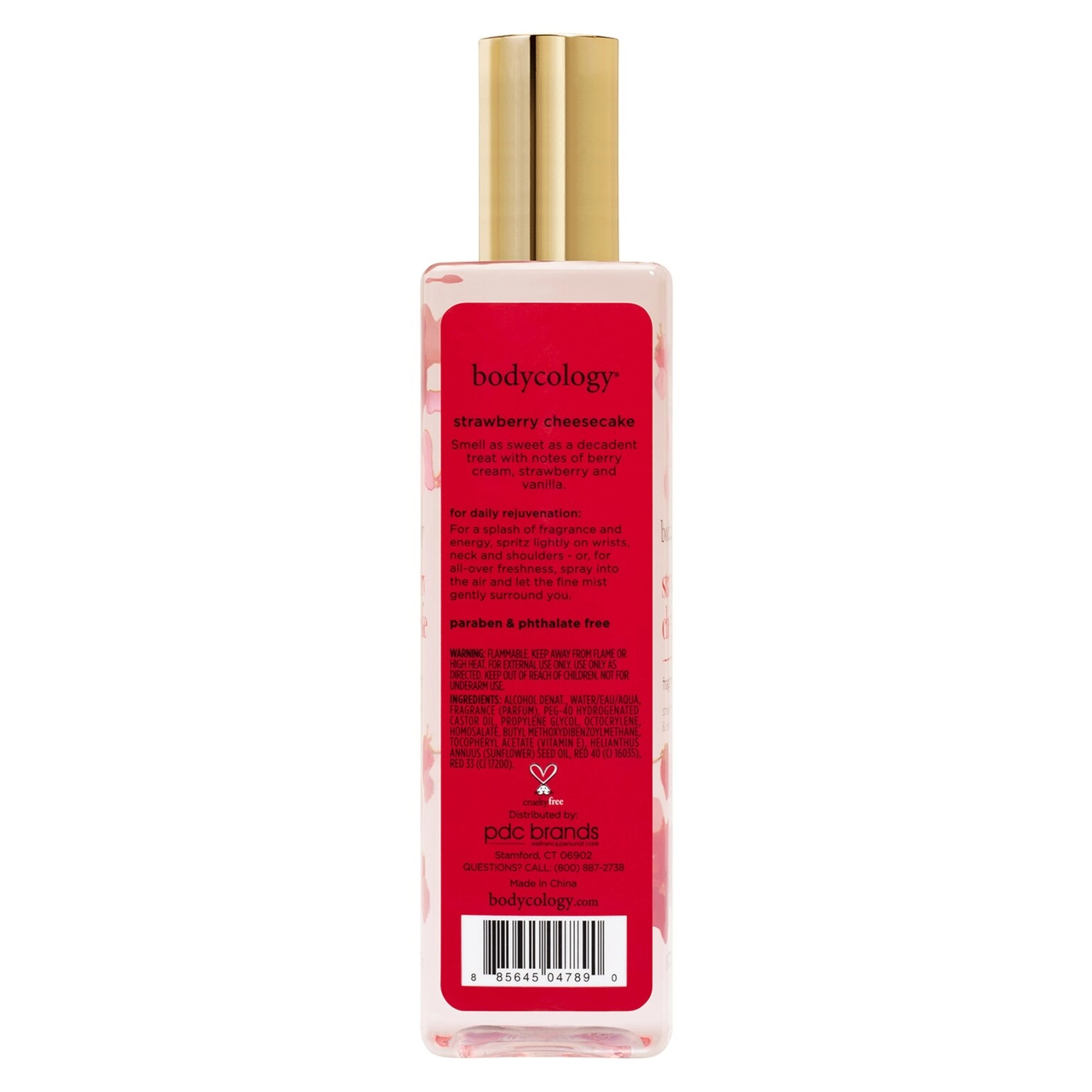 Long-Lasting Fragrance Body Mist - 8 fl oz Strawberry Cheesecake