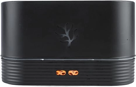 FITTO Colorful Flame Diffuser Humidifier - Air Aromatherapy Fire Flame Effect