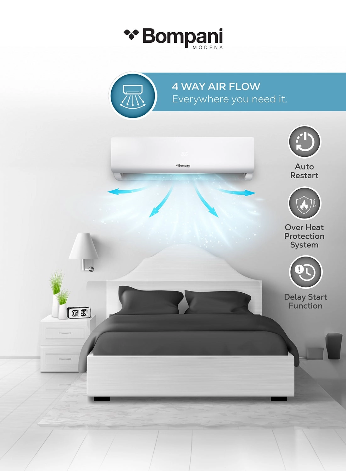 BSAC187VT - 18000 Btu Inverter Cooling only