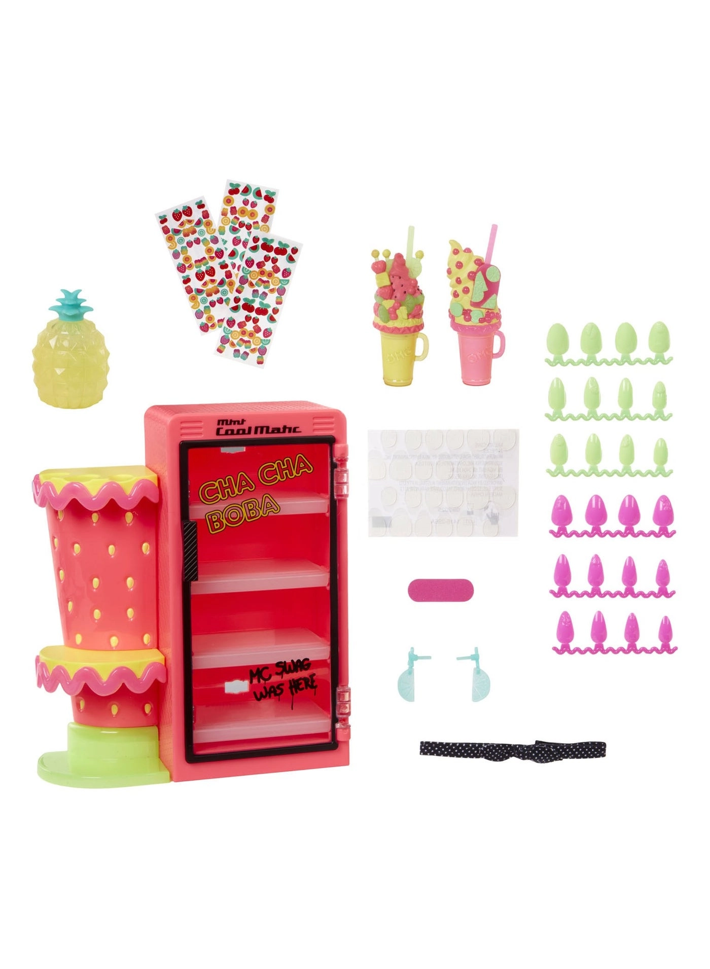 Pinky Pops Doll - Space-Themed Bright Pink Hair Ages 4+