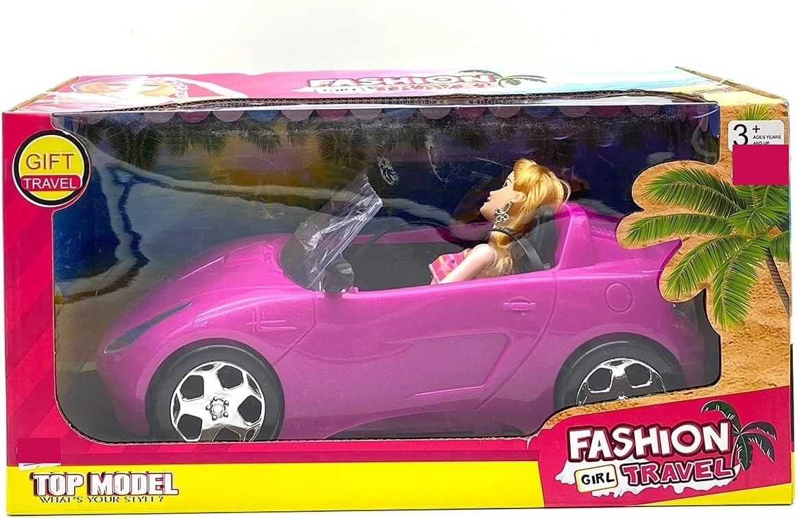 Barbie Doll With Car - ASSORTED COLOR Ages 3+