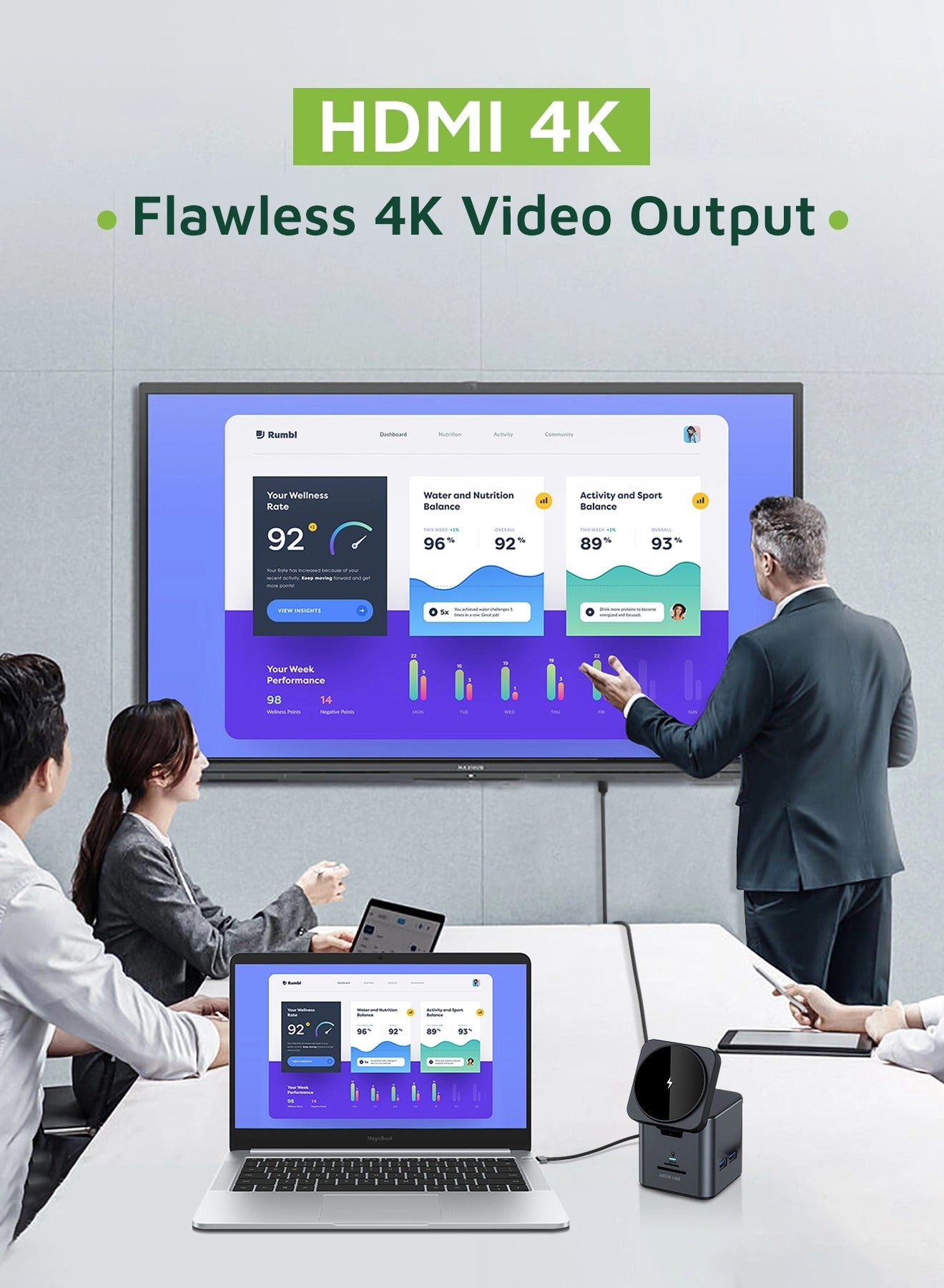 GN9IN1HUBBK - USB Type C MacBook Pro/Air 2023 M2/M1