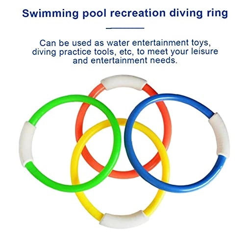 Underwater Diving Rings - Kids 4PCS Assorted Colors