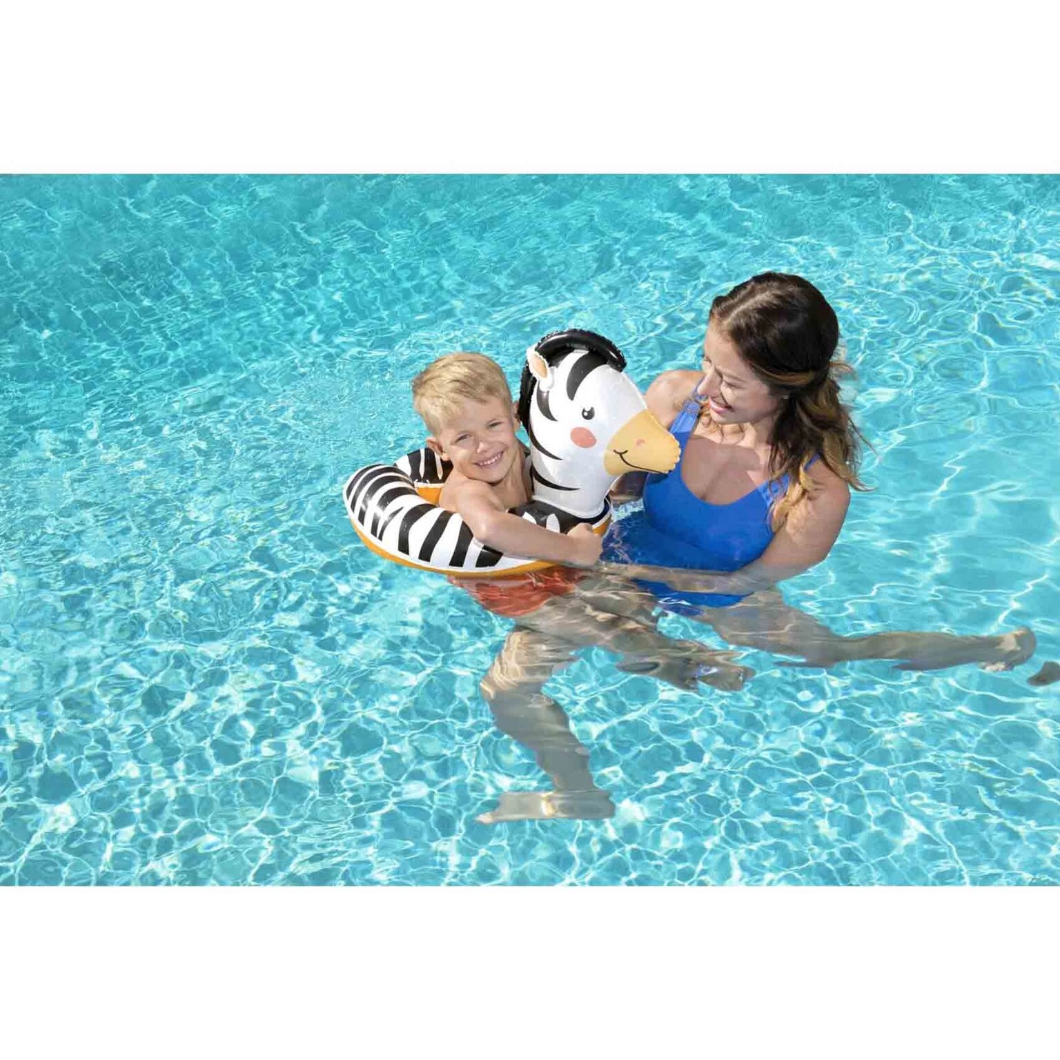 Safari Animal Swim Ring - Zebra 51x45cm