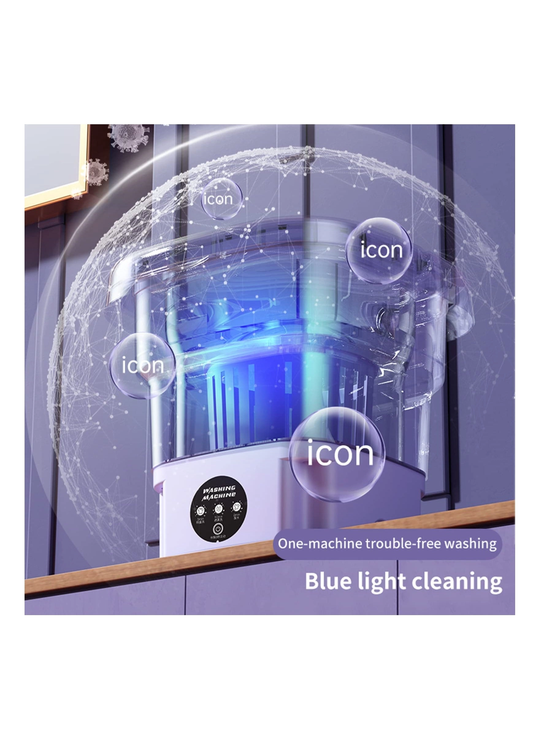 Portable Foldable Washing Machine