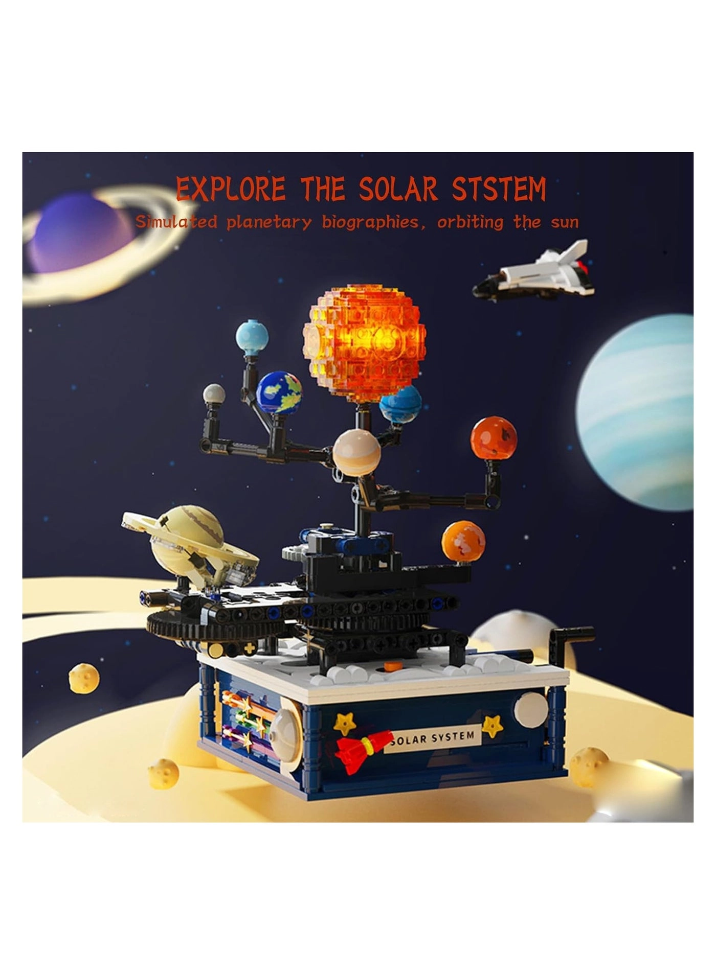 Solar System Model Kit - 775 Pieces Astronomy