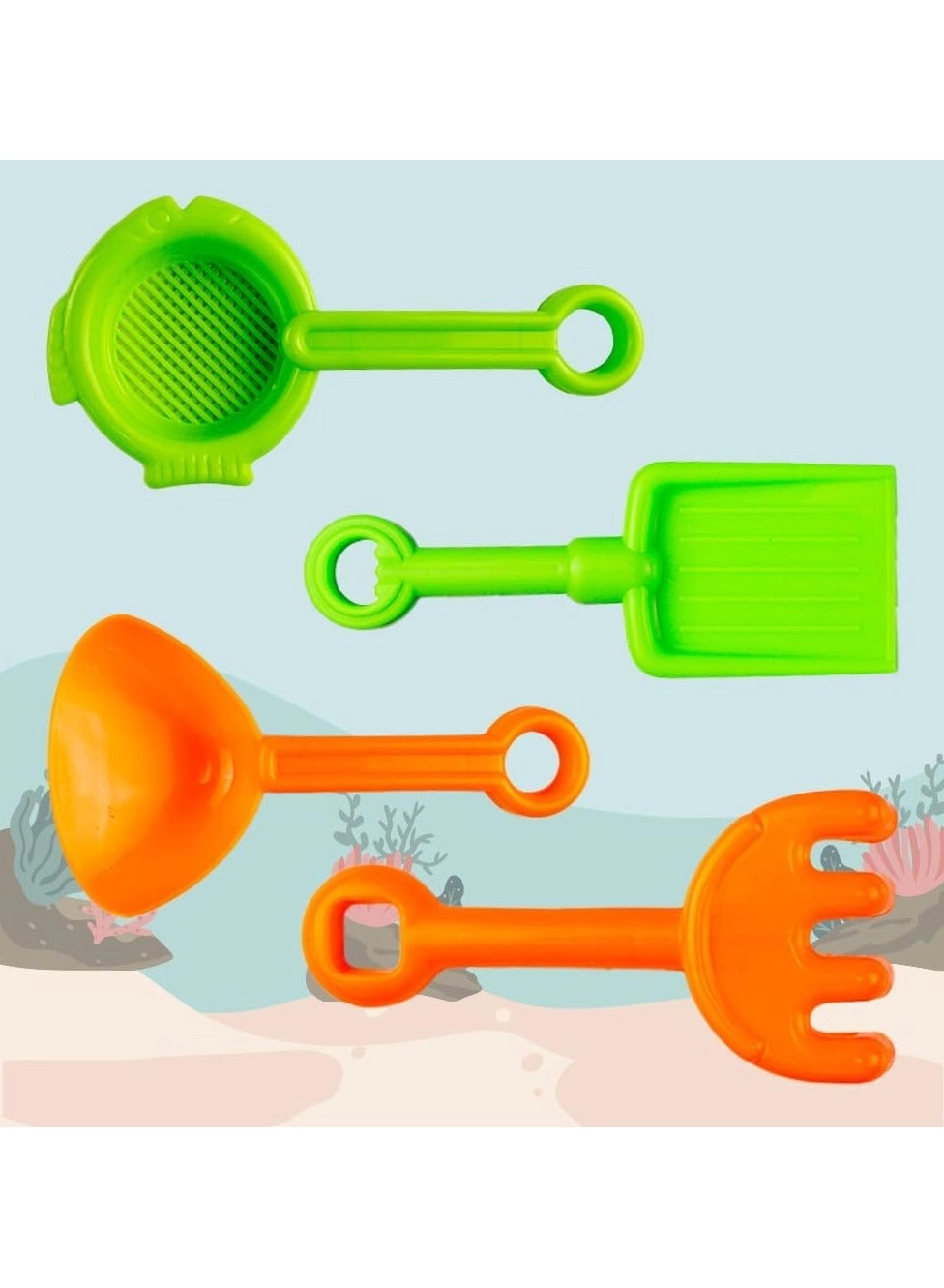 Moldable Sensory Play Sand Set - 750g Pack of 4 Colors