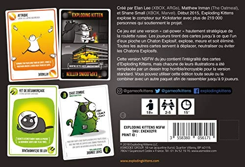 Exploding Kittens: NSFW Edition - Card Game (French)