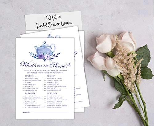 Whats on Your Phone Bridal Shower Game - 50