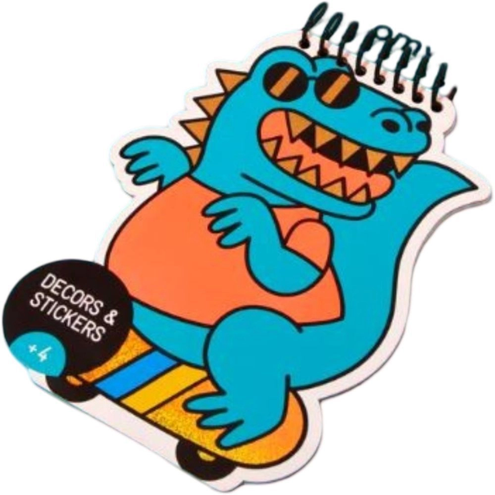 OMY Dino Activity Sticker Book 75 pcs