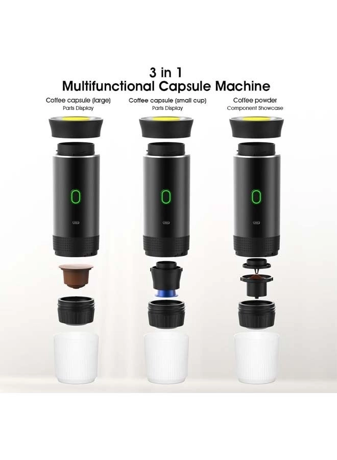 Portable Electric Espresso Machine - Ground Coffee & NS Capsule