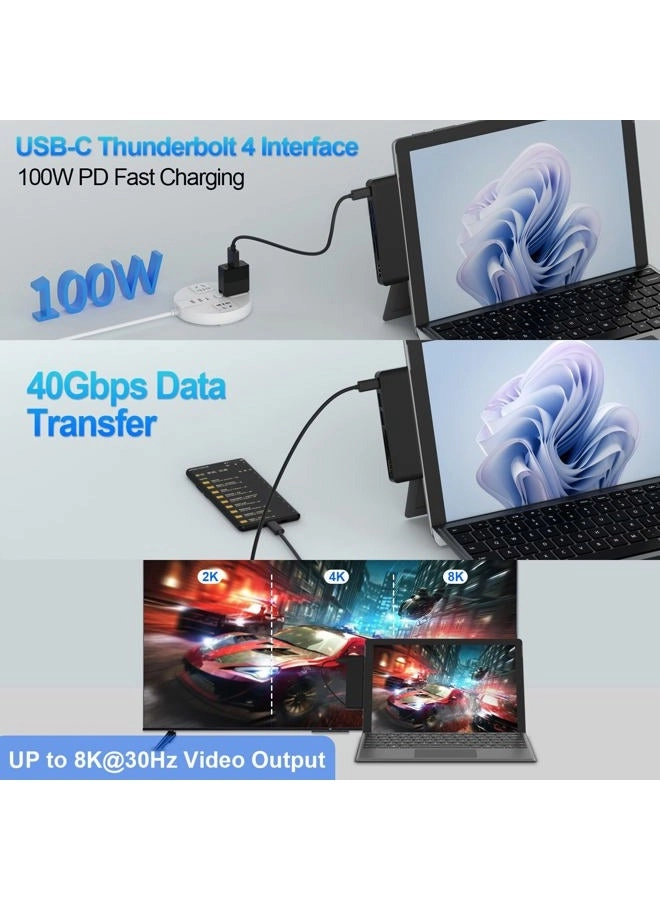 Surface Pro 9 Docking Station - USB-C Thunerbolt 4 Surface Pro 9/Surface Pro X