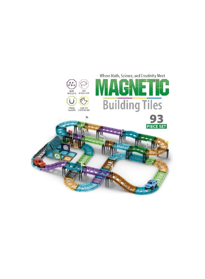 Magnetic Building Tiles Track Set (GD2205023)