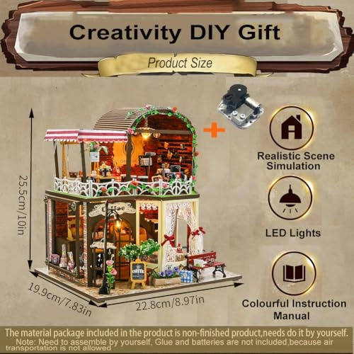 DIY Miniature House Kit - Bakery Shop